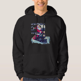 Sudadera Santa en un tren