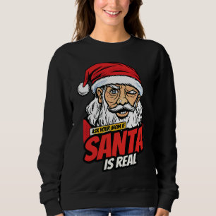 Sudadera Santa es Real – Pregúntale a tu Mamá Arte Pop Sant