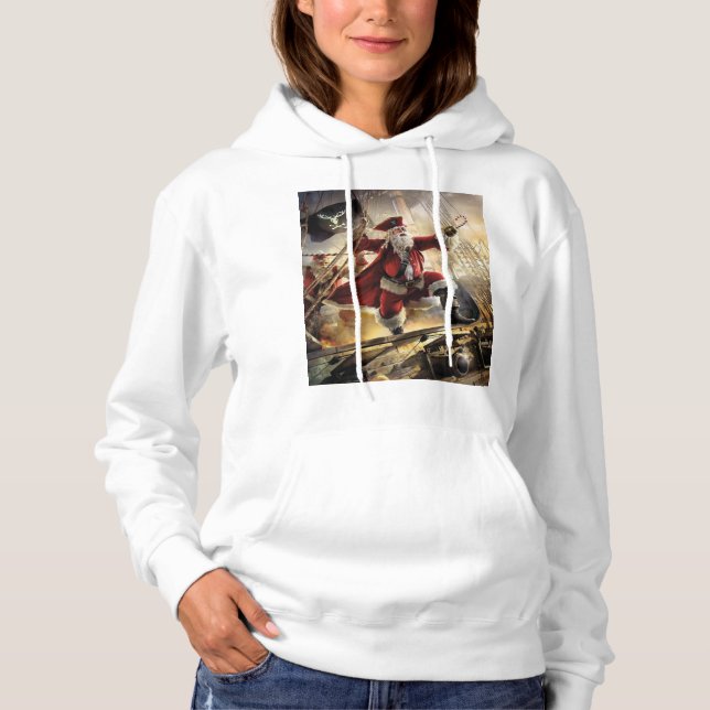 Sudadera Santa Es Un Pirata (Anverso)