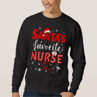 Sudadera Santa favorite nurse for christmas in hospital 2