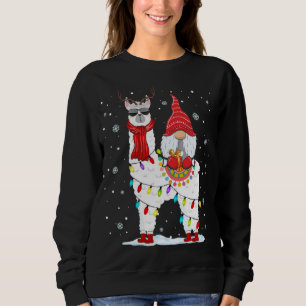 Sudadera Santa Gnomes viaja a la luz de Navidades de renos 