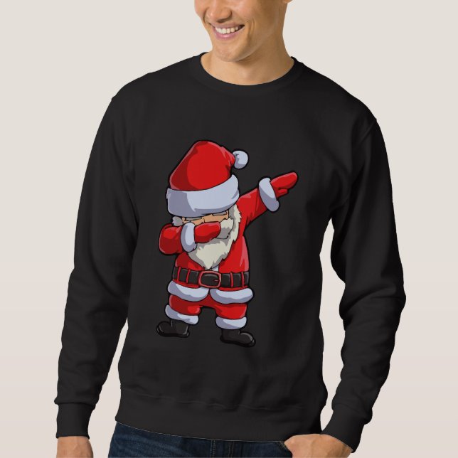 Sudadera Santa haciendo dab, Navidad divertida (Anverso)