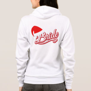 Sudadera Santa Hat Bride blanca