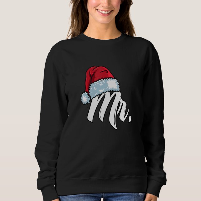 Sudadera Santa Hat Mr  Partner Outfit For Christmas (Anverso)