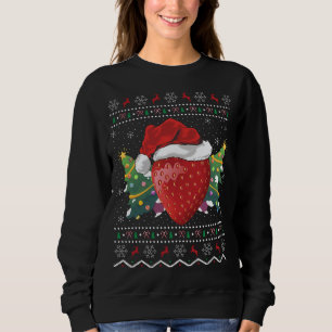 Sudadera Santa Hat Strawberry Xmas Regalo Feo Strawberry Ch