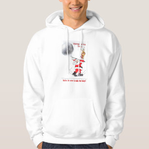 Sudadera ¡Santa ho ho agujero-en-uno un poco día de fiest