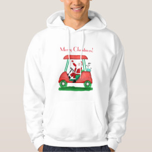 Sudadera Santa In Golf Cart Merry Christmas T-Shirt
