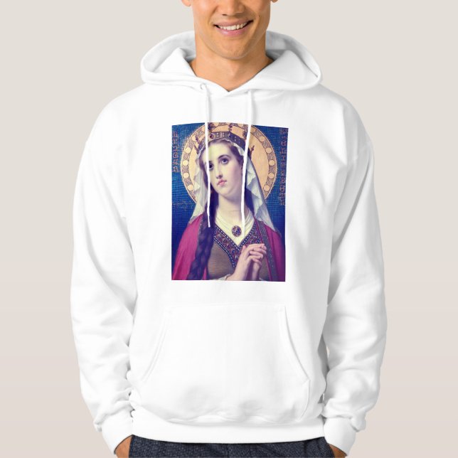 Sudadera Santa Isabel de Hungría Estilo Romántico Premium (Anverso)