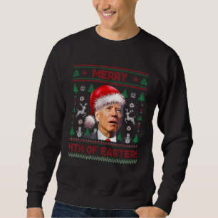 Sudadera Santa Joe Biden Feliz 4 De Navidades Famosos De Pa