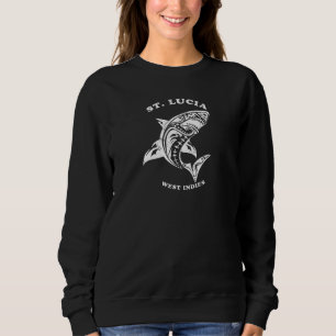 Sudadera Santa Lucía Indias Occidentales Vieja Tribal Tibur