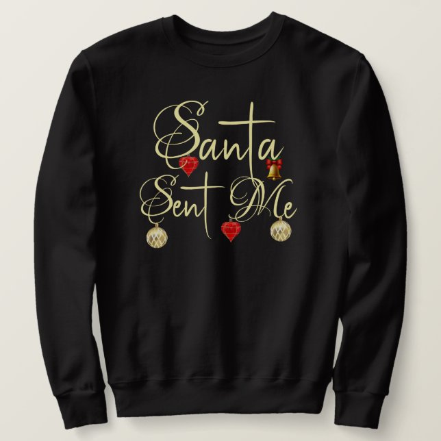 Sudadera Santa me envió (Anverso del diseño)