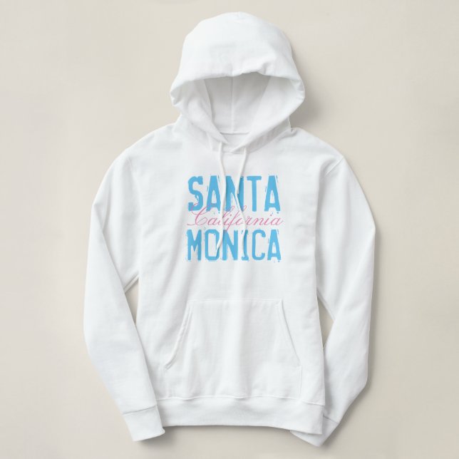 Sudadera Santa Mónica California (Diseño del anverso)