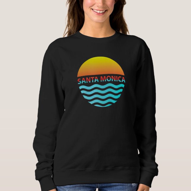 Sudadera Santa Monica California Souvenir (Anverso)