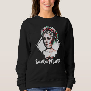 Sudadera Santa Muerte Deity Satanic Mexicana Azúcar Sk