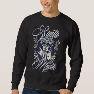 Sudadera Santa Muerte Diosa Mexicana Muerte Calavera de Azú