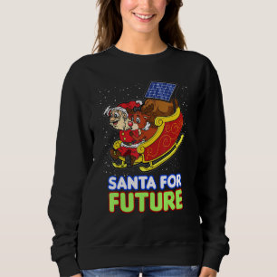 Sudadera Santa Para Futuro Viernes Panel Solar Energía Slei