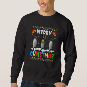 Sudadera Santa Pingüino Animales Feliz Navidad Pajama