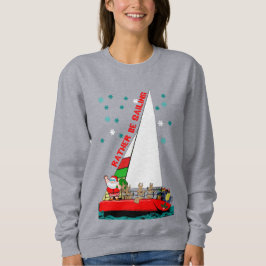Sudadera Santa preferiría navegar