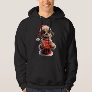 Sudadera Santa Pup dice: ¡Abraza la Navidad! 🎅🐾