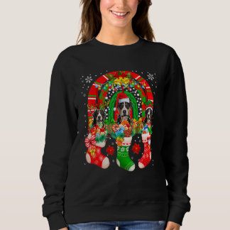 Sudadera Santa Reindeer Elf Greater Swiss Mountains In Xmas