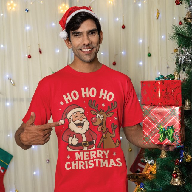 Sudadera Santa Rentier Weihnachtswitz (Subido por el creador)