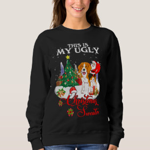 Sudadera Santa Riding Beagle Esta Es Mi Fea Navidad Swea
