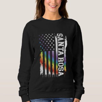 Sudadera Santa Rosa: El arcoiris de los Estados Unidos con 