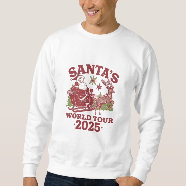 Sudadera Santa’s World Tour 2025 (Anverso)