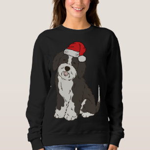 Sudadera Santa Sheepadoodle Navidades de invierno Perro Mam