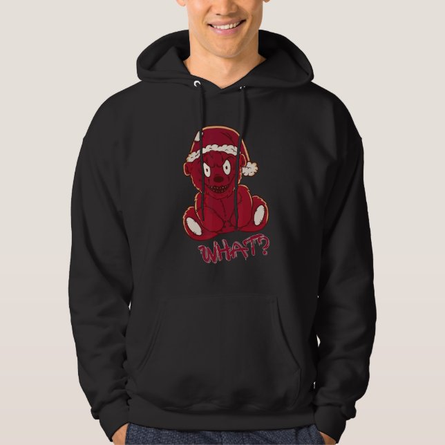 Sudadera Santa Teddy Nightmare What Murderous Teddy Bear (Anverso)