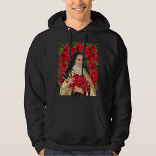 Sudadera Santa Teresa De La Flor De Lisieux Rosa Católico C