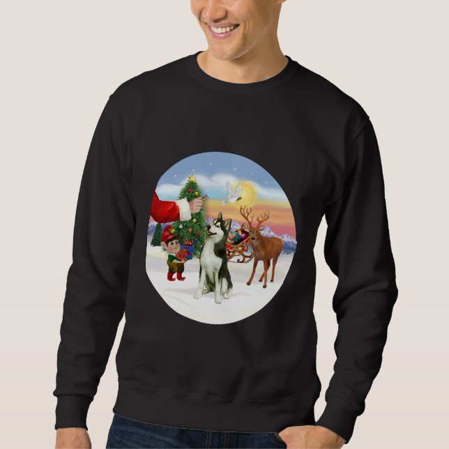 Sudadera Santa Treth Para Su Husky Siberiano A (Anverso)