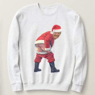Sudadera Santa Trump Construye El Muro Divertida política