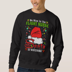 Sudadera Santa Xmas Pajamas Estará Bien Con La Enfermera De