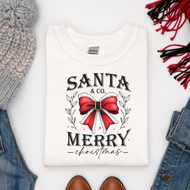 Sudadera Santa y compañía Feliz Navidad (Subido por el creador)
