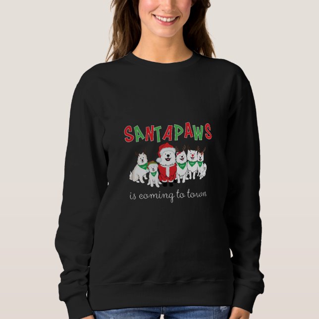 Sudadera Santapaws viene a la ciudad (Anverso)