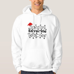 Sudadera Santas Favorite Teacher Funny Christmas T-Shirt