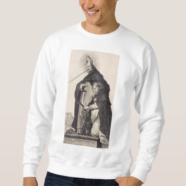 Sudadera Santo Alberto del Grande y santo Thomas Aquinas (Anverso)