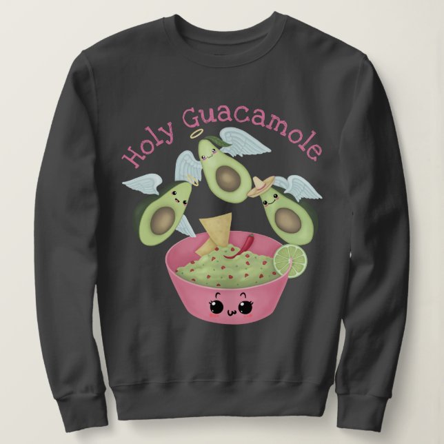 Sudadera Santo Guacamole (Anverso del diseño)