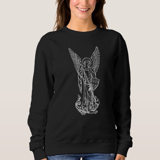Sudadera Santo Miguel Arcángel Maestro De Ángel (Anverso)