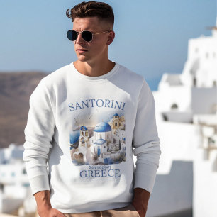 Sudadera Santorini Greece Beautiful Paradise