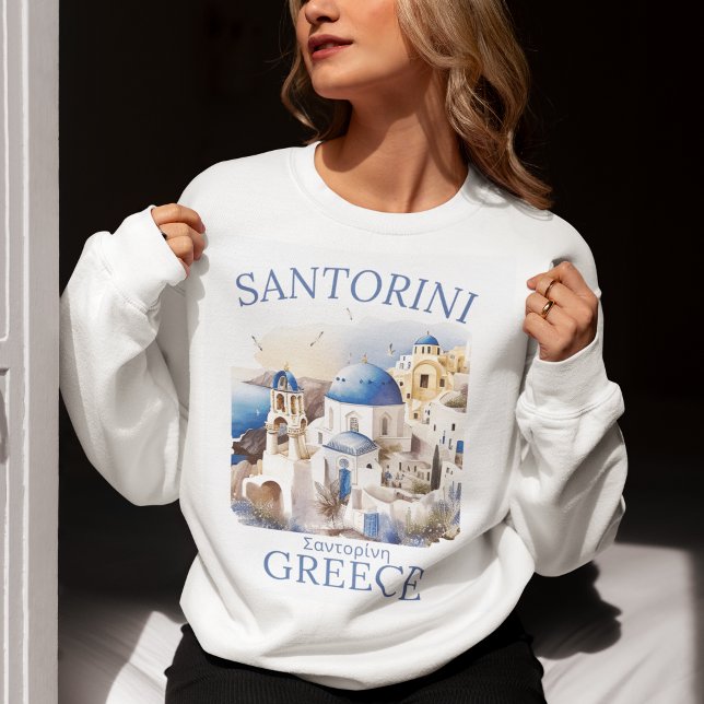 Sudadera Santorini Greece Beautiful Paradise (Subido por el creador)