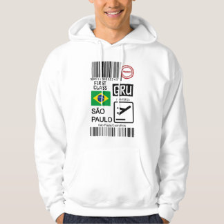 Sudadera Sao Paulo Brazil travel ticket