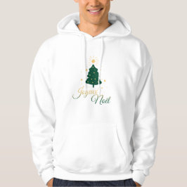 Sudadera Sapin de Noël doré et vert : style festif