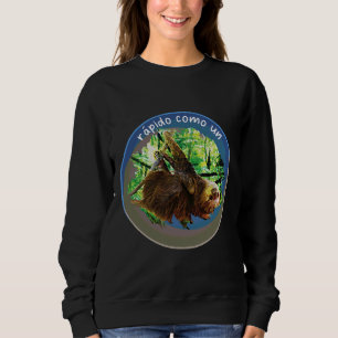 Sudadera Sarcasmo Animal - Rápido Como Una Versión Española