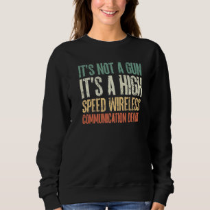 Sudadera Sarcasmo de época no es un sarcasmo de armas