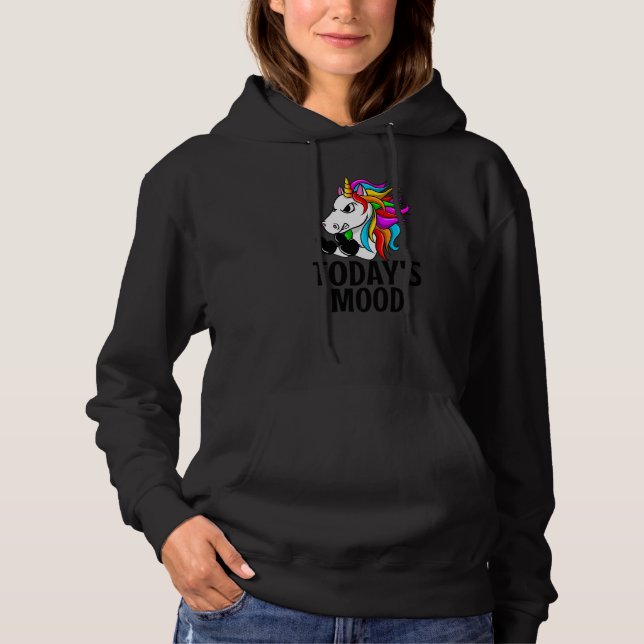 Sudadera Sarcasmo de la madre de Unicornio arcoiris hoy en  (Anverso)