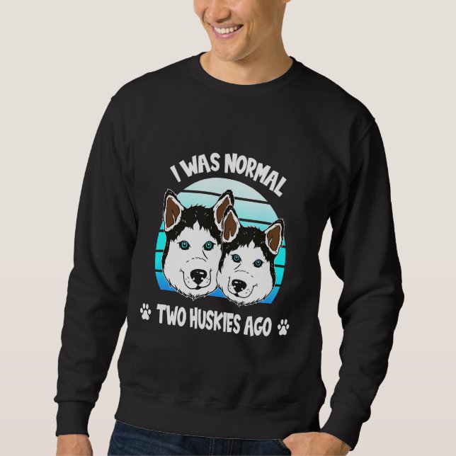 Sudadera Sarcasmo de perro Husky Ago (Anverso)