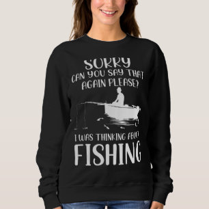 Sudadera Sarcasmo de pescadores cita Chiste de aficiones a 