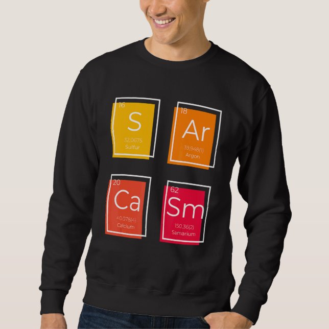 Sudadera Sarcasmo Elemento Primario Que Dice Humor (Anverso)